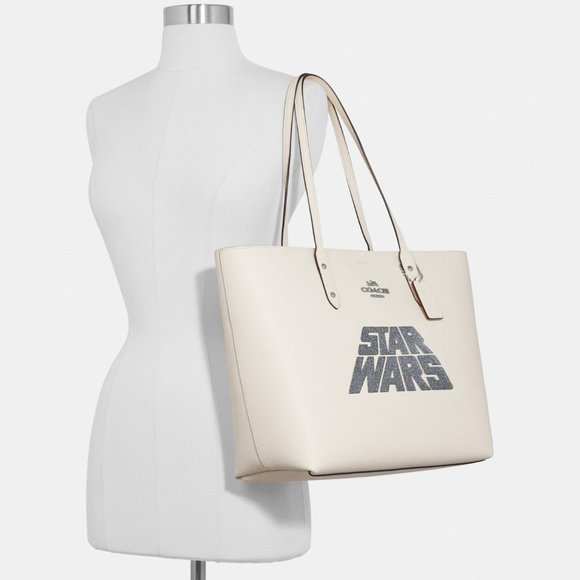 NWT Star Wars X Coach Town Tote With Glitter Motif - Picture 3 of 3